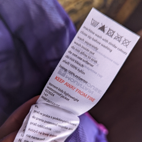 Mountain Warehouse Torrent Kids Lightweight Waterproof Jacket Size 13 - Picture 10 of 10